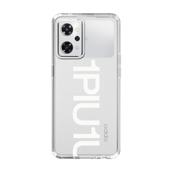 Slim Protection Case for OPPO Reno9 A［ 1PIU1UGUALE3 - Logo Bold -White ］