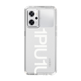 Slim Protection Case for OPPO Reno9 A［ 1PIU1UGUALE3 - Logo Bold -White ］