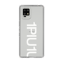 Slim Protection Case for SHARP AQUOS zero6［ 1PIU1UGUALE3 - Logo Bold -White ］