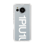 Slim Protection Case for SHARP AQUOS sense7［ 1PIU1UGUALE3 - Logo Bold -White ］