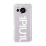 Slim Protection Case for SHARP AQUOS sense7［ 1PIU1UGUALE3 - Logo Bold -White ］
