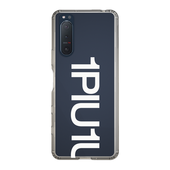 Slim Protection Case for SONY Xperia 5 II［ 1PIU1UGUALE3 - Logo Bold -White ］