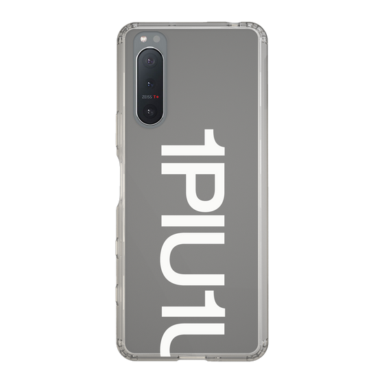 Slim Protection Case for SONY Xperia 5 II［ 1PIU1UGUALE3 - Logo Bold -White ］