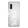 Slim Protection Case for SONY Xperia 5［ 1PIU1UGUALE3 - Logo Bold -White ］