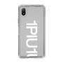 Slim Protection Case for SONY Xperia Ace III［ 1PIU1UGUALE3 - Logo Bold -White ］