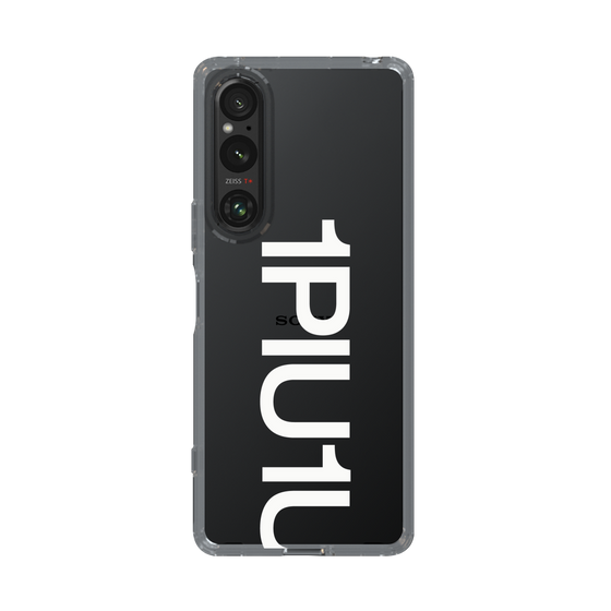 Slim Protection Case for SONY Xperia 1 V［ 1PIU1UGUALE3 - Logo Bold -White ］