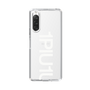 Slim Protection Case for SONY Xperia 10 V［ 1PIU1UGUALE3 - Logo Bold -White ］