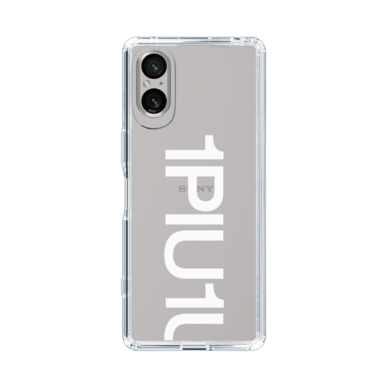 Slim Protection Case for SONY Xperia 5 V［ 1PIU1UGUALE3 - Logo Bold -White ］