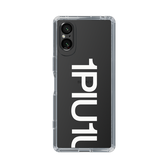 Slim Protection Case for SONY Xperia 5 V［ 1PIU1UGUALE3 - Logo Bold -White ］
