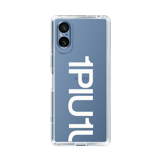 Slim Protection Case for SONY Xperia 5 V［ 1PIU1UGUALE3 - Logo Bold -White ］