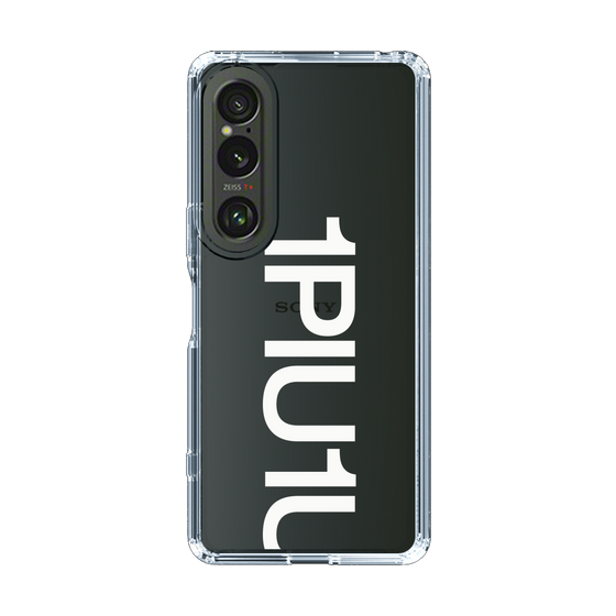 Slim Protection Case for SONY Xperia 1 VI［ 1PIU1UGUALE3 - Logo Bold -White ］