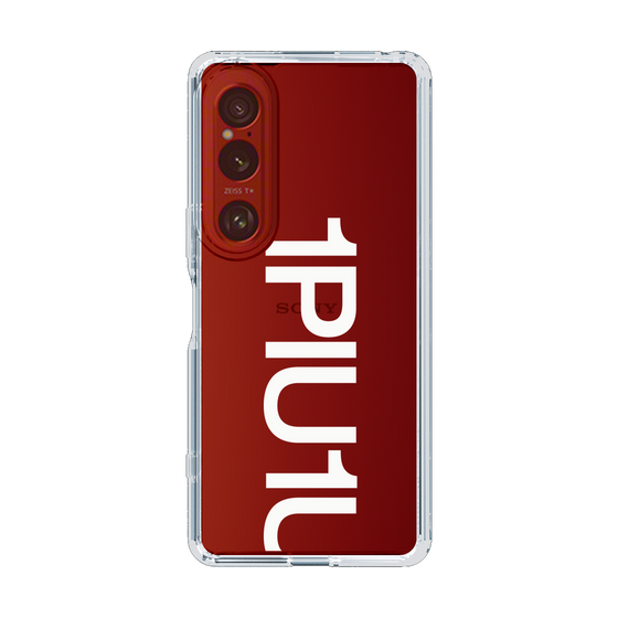 Slim Protection Case for SONY Xperia 1 VI［ 1PIU1UGUALE3 - Logo Bold -White ］