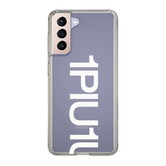 Slim Protection Case for Samsung Galaxy S21 5G［ 1PIU1UGUALE3 - Logo Bold -White ］