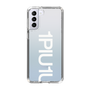 Slim Protection Case for Samsung Galaxy S21+ 5G［ 1PIU1UGUALE3 - Logo Bold -White ］