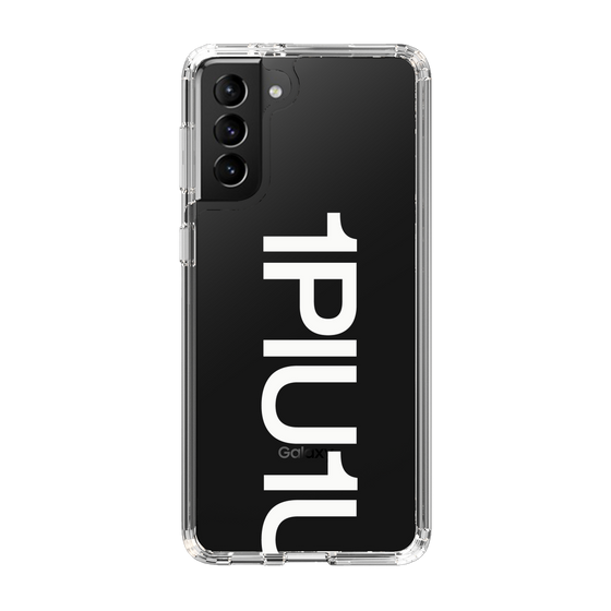 Slim Protection Case for Samsung Galaxy S21+ 5G［ 1PIU1UGUALE3 - Logo Bold -White ］