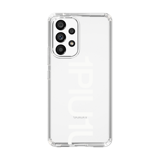 Slim Protection Case for Samsung Galaxy A53 5G［ 1PIU1UGUALE3 - Logo Bold -White ］