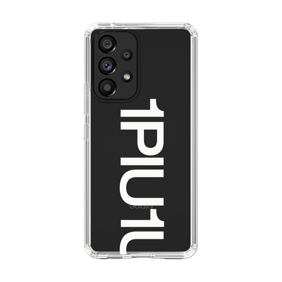 Slim Protection Case for Samsung Galaxy A53 5G［ 1PIU1UGUALE3 - Logo Bold -White ］