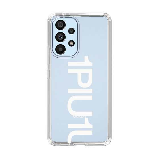Slim Protection Case for Samsung Galaxy A53 5G［ 1PIU1UGUALE3 - Logo Bold -White ］