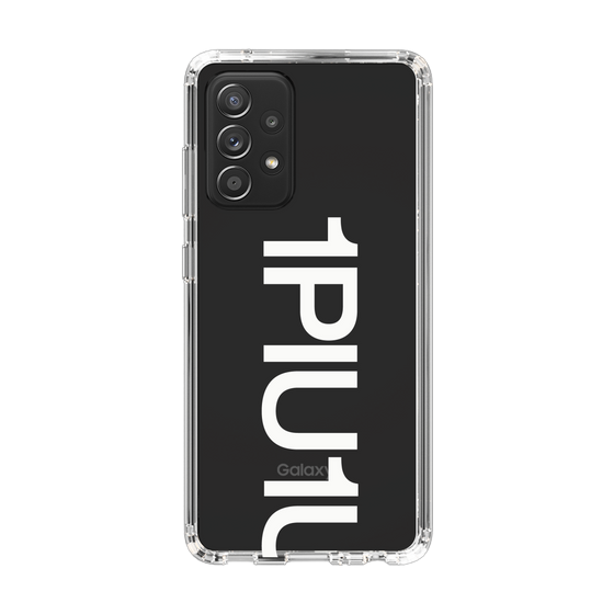 Slim Protection Case for Samsung Galaxy A52 5G［ 1PIU1UGUALE3 - Logo Bold -White ］