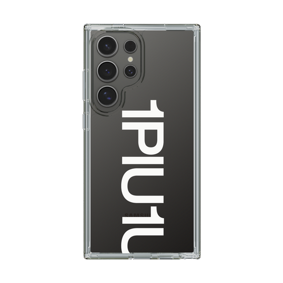 Slim Protection Case for Samsung Galaxy S24 Ultra［ 1PIU1UGUALE3 - Logo Bold -White ］