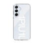 Slim Protection Case for Samsung Galaxy A55［ 1PIU1UGUALE3 - Logo Bold -White ］