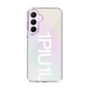 Slim Protection Case for Samsung Galaxy A55［ 1PIU1UGUALE3 - Logo Bold -White ］