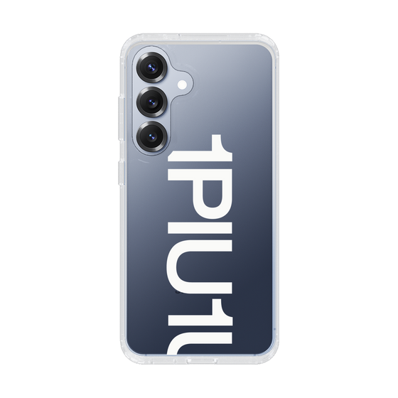 Slim Protection Case for Samsung Galaxy S25［ 1PIU1UGUALE3 - Logo Bold -White ］