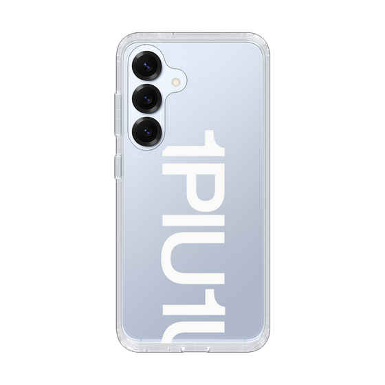 Slim Protection Case for Samsung Galaxy S25［ 1PIU1UGUALE3 - Logo Bold -White ］