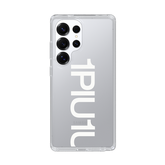 Slim Protection Case for Samsung Galaxy S25 Ultra［ 1PIU1UGUALE3 - Logo Bold -White ］