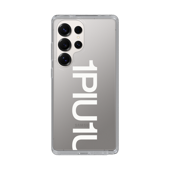 Slim Protection Case for Samsung Galaxy S25 Ultra［ 1PIU1UGUALE3 - Logo Bold -White ］