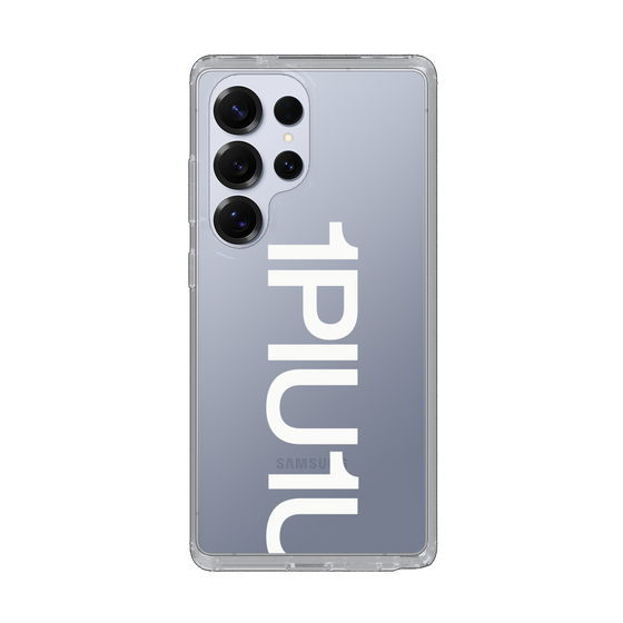 Slim Protection Case for Samsung Galaxy S25 Ultra［ 1PIU1UGUALE3 - Logo Bold -White ］