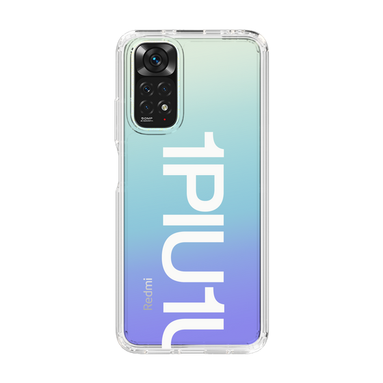 Slim Protection Case for Xiaomi Redmi Note 11［ 1PIU1UGUALE3 - Logo Bold -White ］