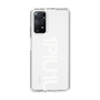 Slim Protection Case for Xiaomi Redmi Note 11 Pro［ 1PIU1UGUALE3 - Logo Bold -White ］