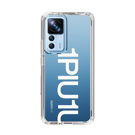 Slim Protection Case for Xiaomi 12T Pro［ 1PIU1UGUALE3 - Logo Bold -White ］