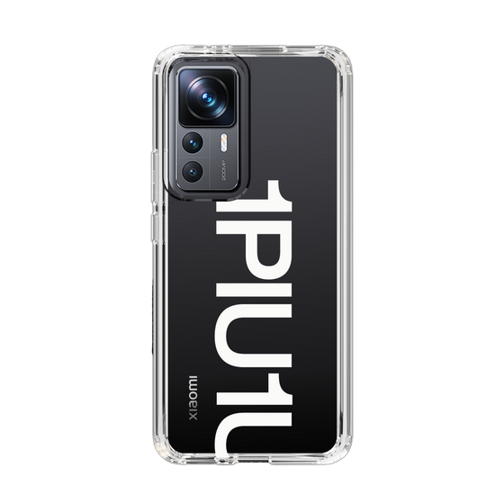 Slim Protection Case for Xiaomi 12T Pro［ 1PIU1UGUALE3 - Logo Bold -White ］