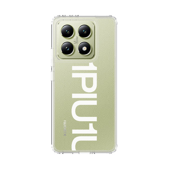Slim Protection Case［ 1PIU1UGUALE3 - Logo Bold - White ］