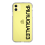 Slim Protection Case for Apple iPhone 11［ 1PIU1UGUALE3 - Logo - Black ］