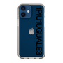 Slim Protection Case for Apple iPhone 12 mini［ 1PIU1UGUALE3 - Logo - Black ］