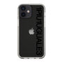 Slim Protection Case for Apple iPhone 12 mini［ 1PIU1UGUALE3 - Logo - Black ］