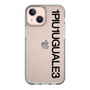 Slim Protection Case for Apple iPhone 13 mini［ 1PIU1UGUALE3 - Logo - Black ］