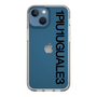 Slim Protection Case for Apple iPhone 13 mini［ 1PIU1UGUALE3 - Logo - Black ］