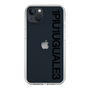 Slim Protection Case for Apple iPhone 13［ 1PIU1UGUALE3 - Logo - Black ］