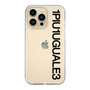 Slim Protection Case for Apple iPhone 13 Pro［ 1PIU1UGUALE3 - Logo - Black ］