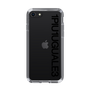 Slim Protection Case for Apple iPhone SE 2nd Generation［ 1PIU1UGUALE3 - Logo - Black ］