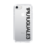 Slim Protection Case for Apple iPhone 7［ 1PIU1UGUALE3 - Logo - Black ］