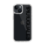 Slim Protection Case for Apple iPhone 14［ 1PIU1UGUALE3 - Logo - Black ］
