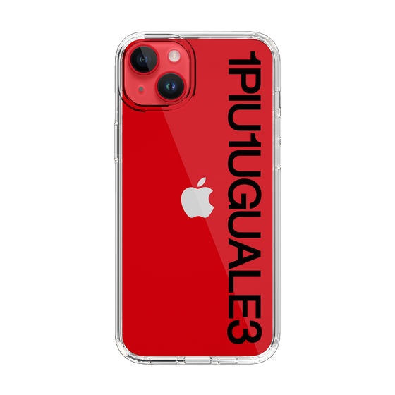 Slim Protection Case for Apple iPhone 14 Plus［ 1PIU1UGUALE3 - Logo - Black ］