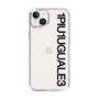 Slim Protection Case for Apple iPhone 14 Plus［ 1PIU1UGUALE3 - Logo - Black ］