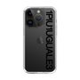 Slim Protection Case for Apple iPhone 14 Pro［ 1PIU1UGUALE3 - Logo - Black ］