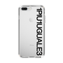 Slim Protection Case for Apple iPhone 7 Plus［ 1PIU1UGUALE3 - Logo - Black ］